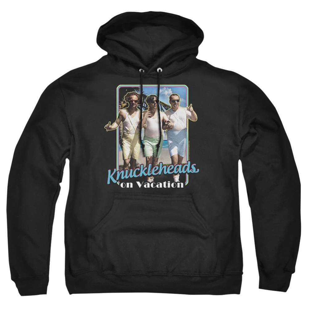 Three Stooges Knucklesheads On Vacation Men's Pull-Over 75 25 Poly Hoodie