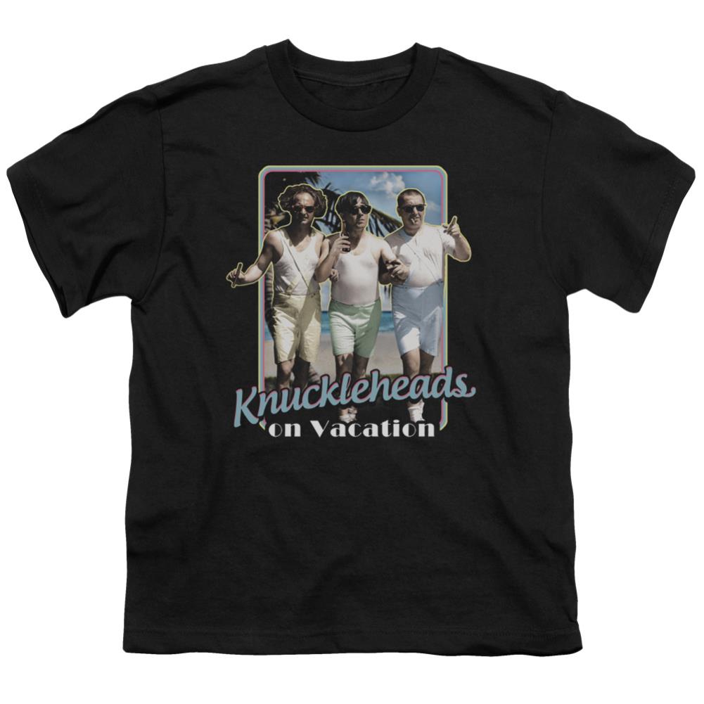 Three Stooges Knucklesheads On Vacation Youth 18/1 100% Cotton Short-Sleeve T-Shirt