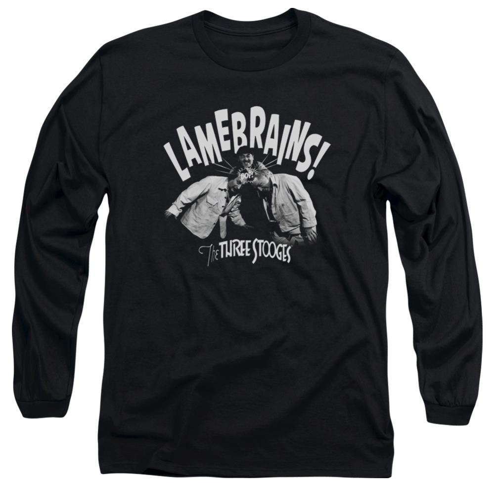 Three Stooges Lamebrains Men's 18/1 Cotton Long-Sleeve T-Shirt