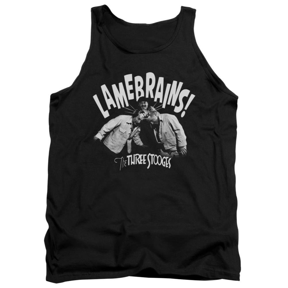 Three Stooges Lamebrains Men's 18/1 Cotton Tank Top
