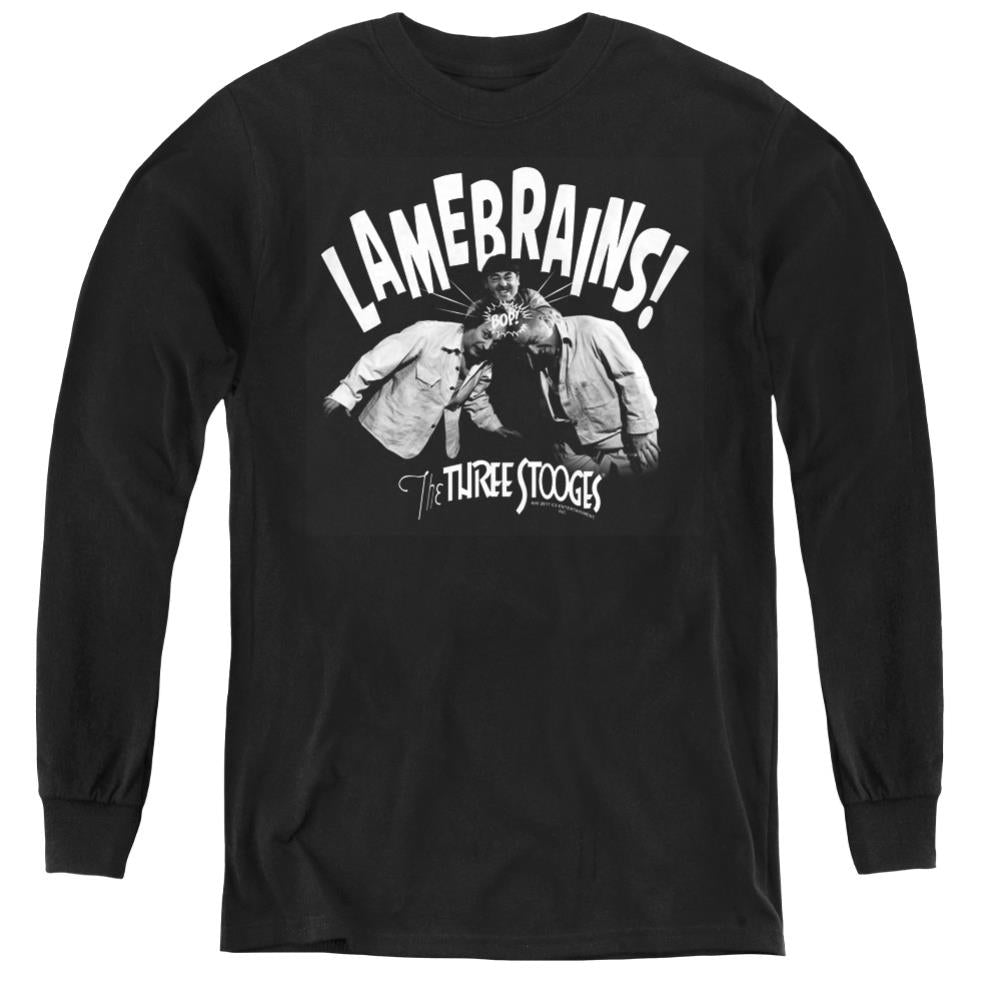 Three Stooges Lamebrains Youth Long-Sleeve T-Shirt