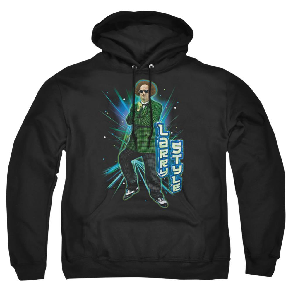 Three Stooges Larry Style Men's Pull-Over 75 25 Poly Hoodie