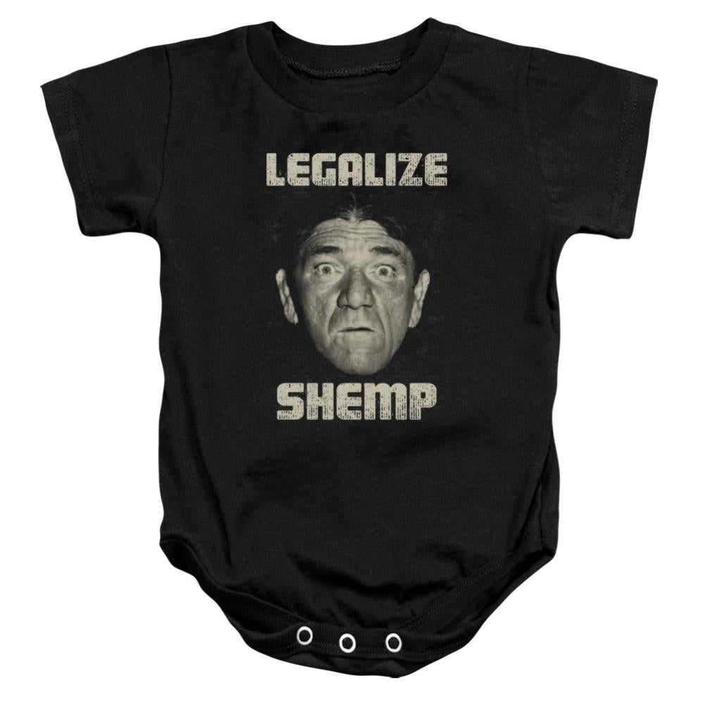 Three Stooges Legalize Shemp Infant's Cotton SS Snapsuit