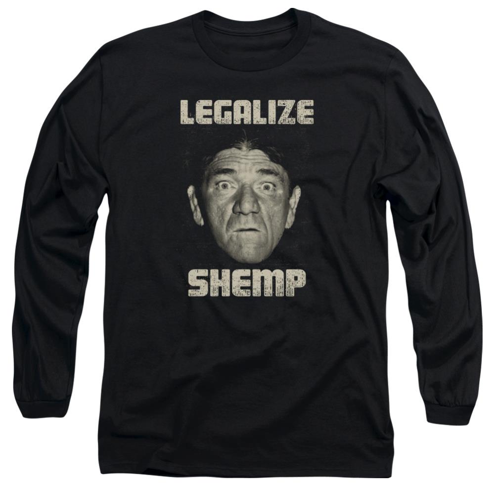 Three Stooges Legalize Shemp Men's 18/1 Cotton Long-Sleeve T-Shirt