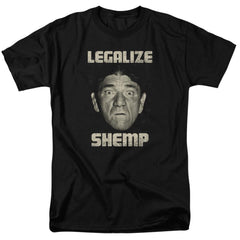 Three Stooges Legalize Shemp Men's 18/1 Cotton Short-Sleeve T-Shirt