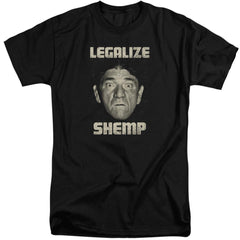 Three Stooges Legalize Shemp Men's 18/1 Tall Cotton Short-Sleeve T-Shirt