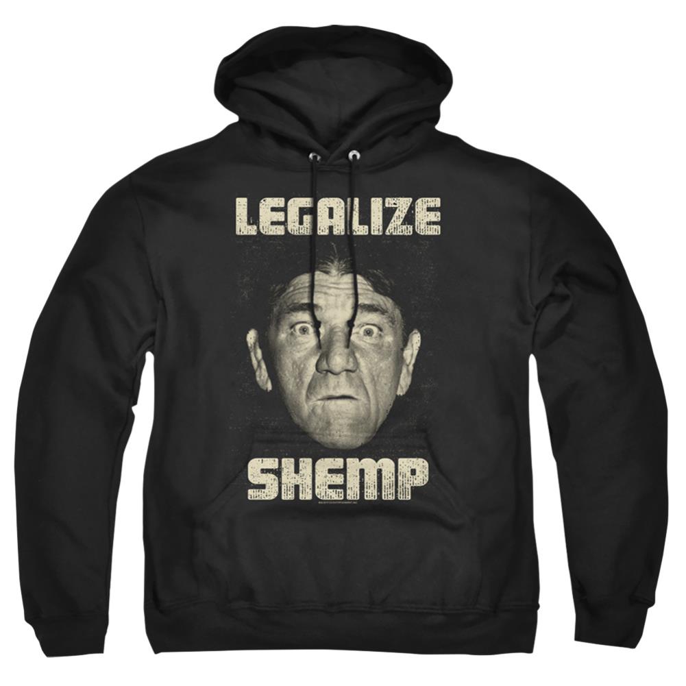 Three Stooges Legalize Shemp Men's Pull-Over 75 25 Poly Hoodie