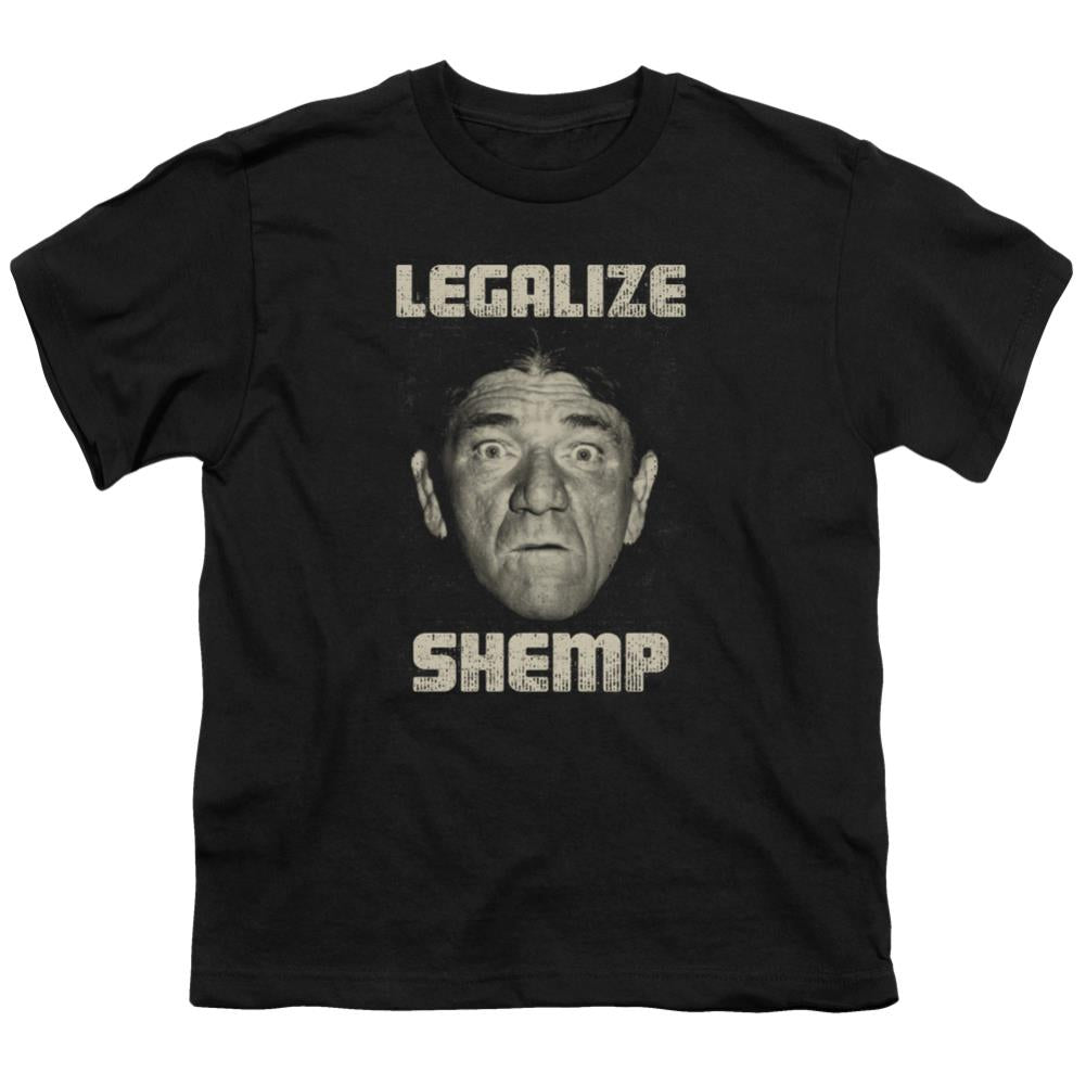Three Stooges Legalize Shemp Youth 18/1 100% Cotton Short-Sleeve T-Shirt