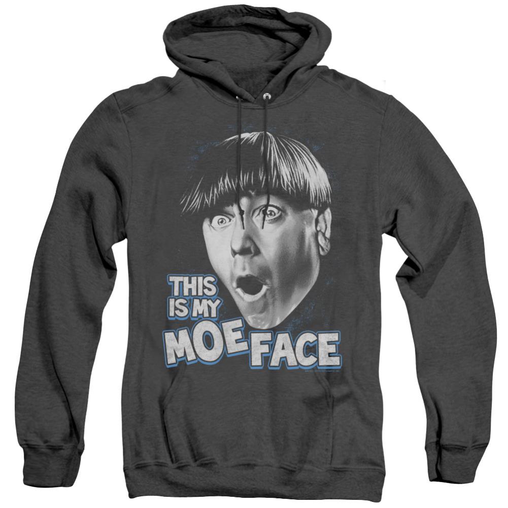 Three Stooges Moe Face Men's Pull-Over Hoodie