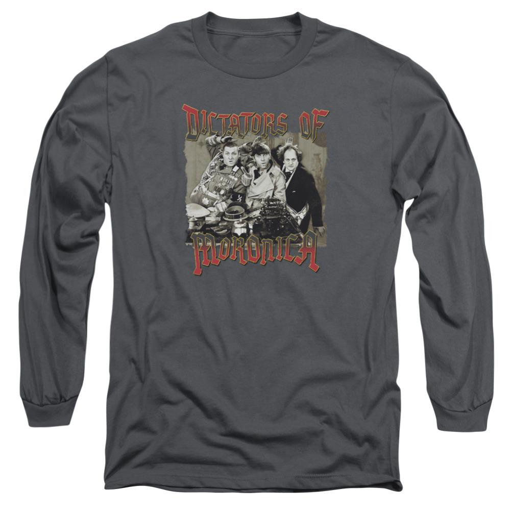 Three Stooges Moronica Men's 18/1 Cotton Long-Sleeve T-Shirt