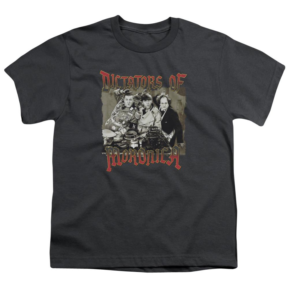 Three Stooges Moronica Youth 18/1 100% Cotton Short-Sleeve T-Shirt