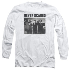 Three Stooges Never Scared Men's 18/1 Cotton Long-Sleeve T-Shirt