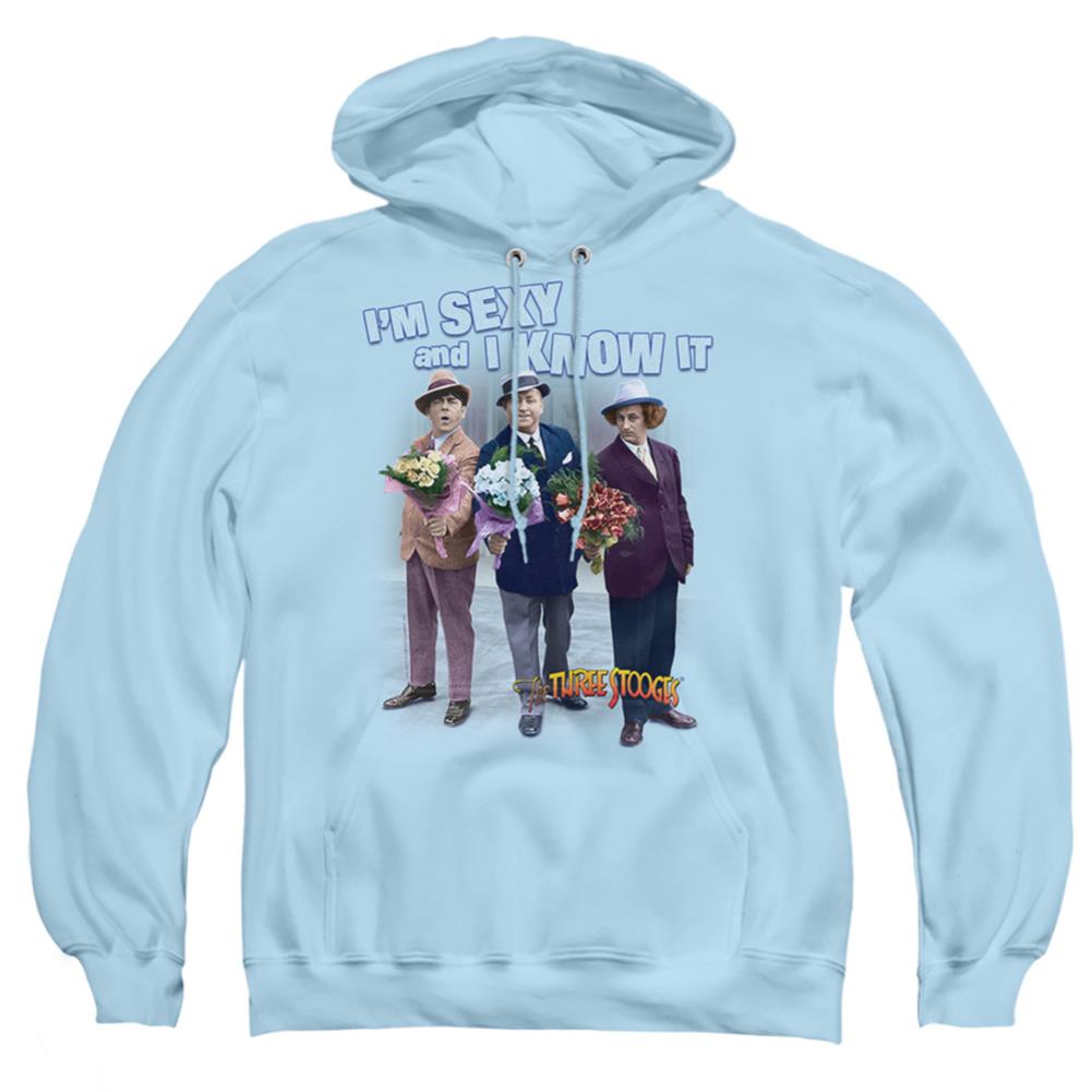 Three Stooges Sexy Men's Pull-Over 75 25 Poly Hoodie