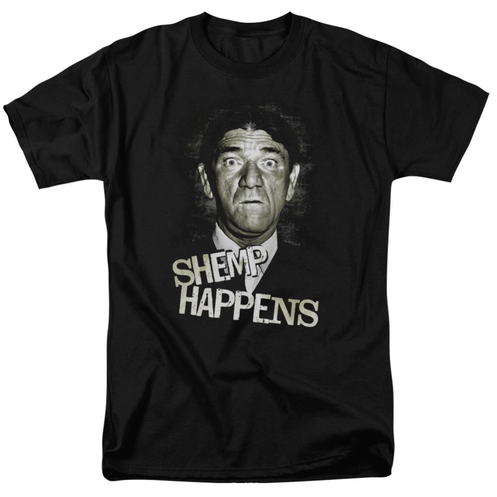 Three Stooges Shemp Happens Men's 18/1 Cotton Short-Sleeve T-Shirt