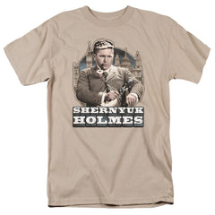 Three Stooges Shernyuk Holmes Men's 18/1 Cotton Short-Sleeve T-Shirt