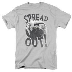 Three Stooges Spread Out Men's 18/1 Cotton Short-Sleeve T-Shirt