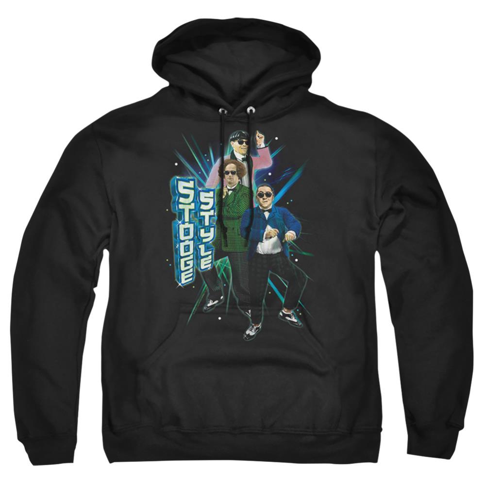 Three Stooges Stooge Style Men's Pull-Over 75 25 Poly Hoodie
