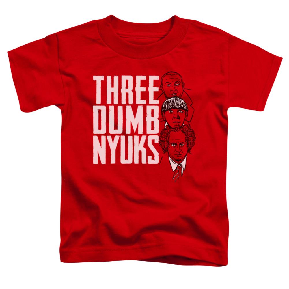 Three Stooges Three Dumb Nyuks Toddler 18/1 Cotton Short-Sleeve T-Shirt