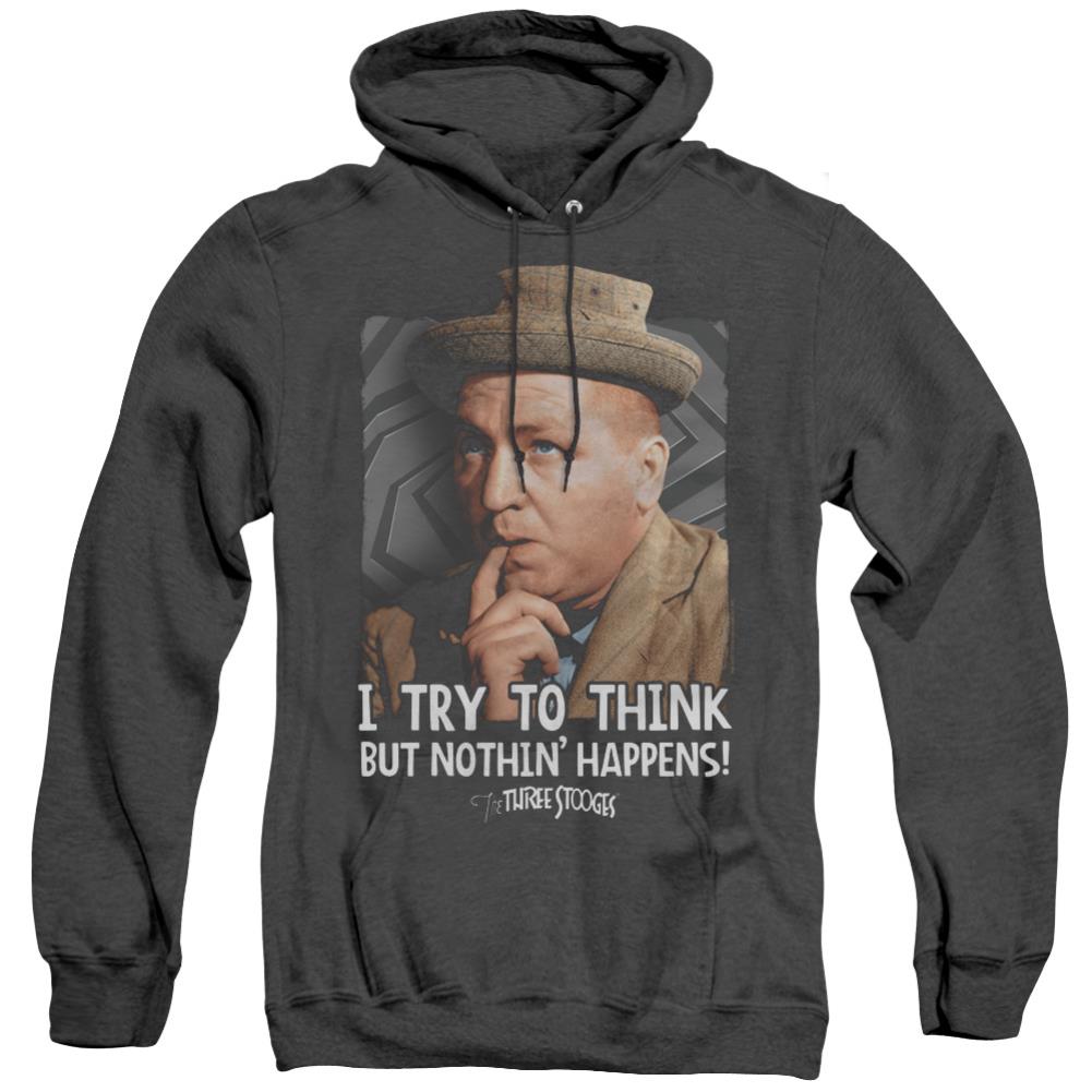 Three Stooges Try To Think Men's Pull-Over Hoodie
