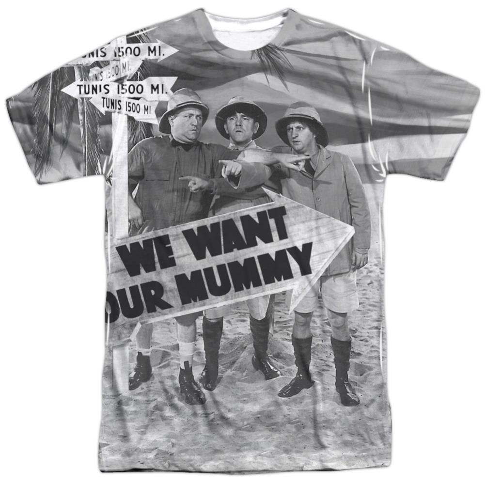 Three Stooges Tunis 1500 Men's Regular Fit Polyester Short-Sleeve T-Shirt