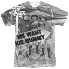 Three Stooges Tunis 1500 Men's Regular Fit Polyester Short-Sleeve T-Shirt