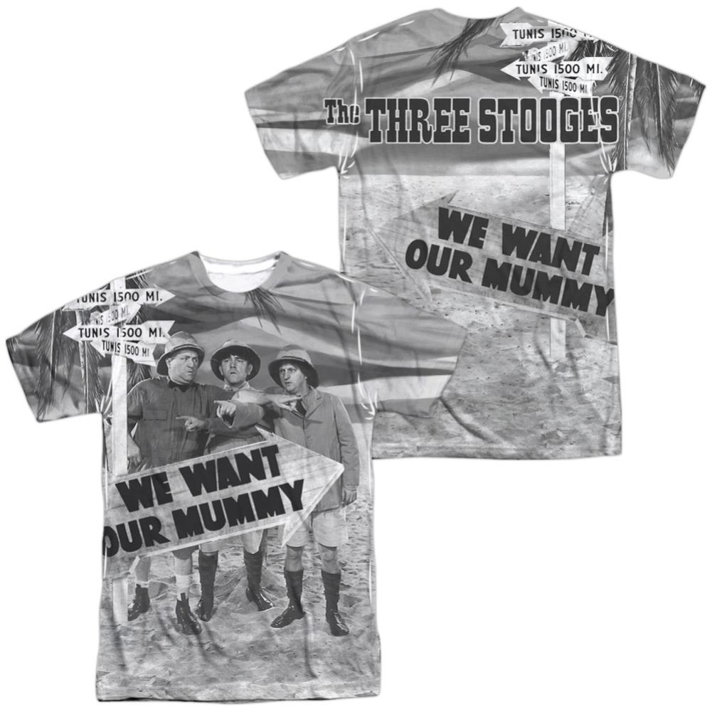 Three Stooges Tunis 1500 Men's Regular Fit Polyester Short-Sleeve T-Shirt