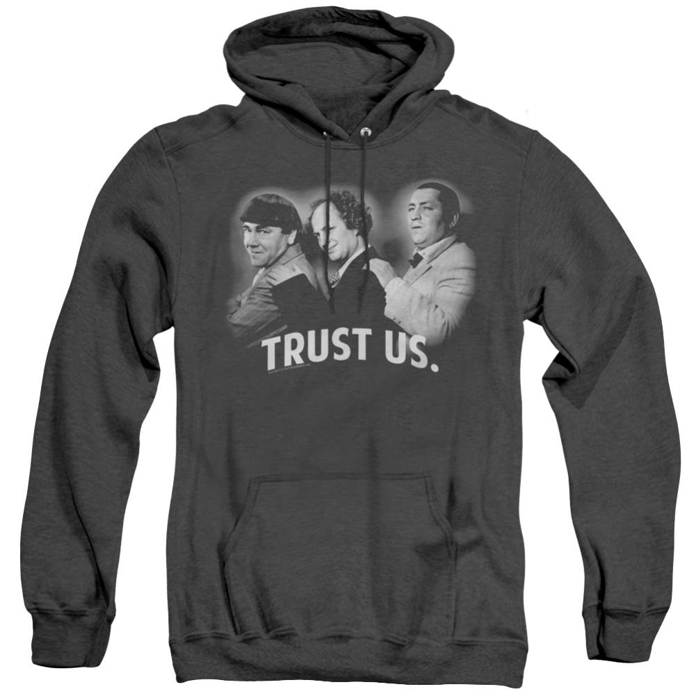 Three Stooges Turst Us Men's Pull-Over Hoodie