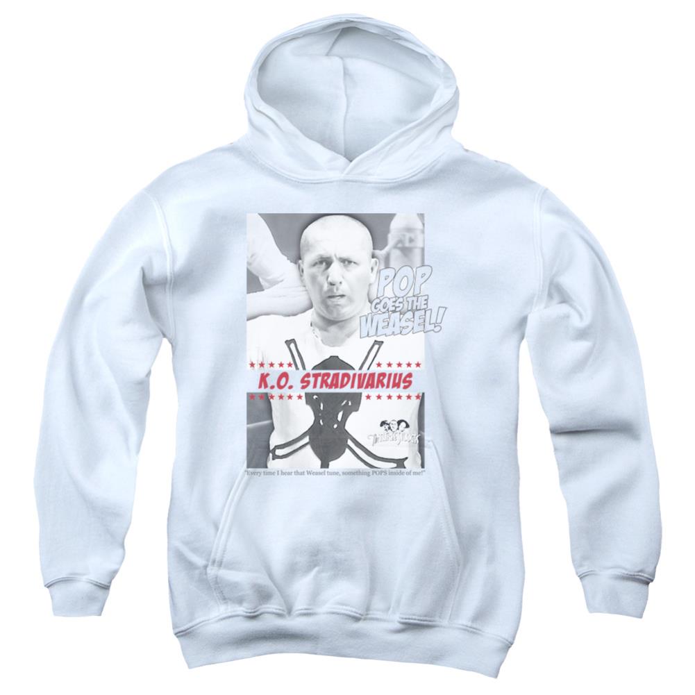 Three Stooges Weasel Youth Cotton Poly Pull-Over Hoodie