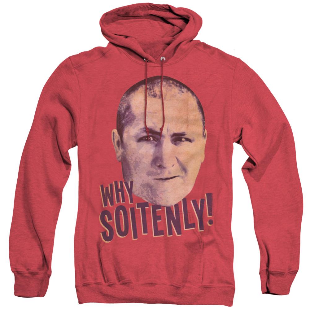 Three Stooges Why Soitenly Men's Pull-Over Hoodie