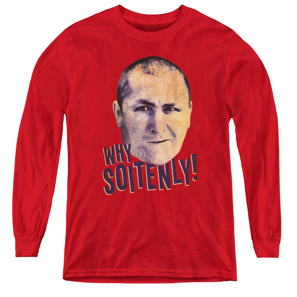Three Stooges Why Soitenly Youth Long-Sleeve T-Shirt