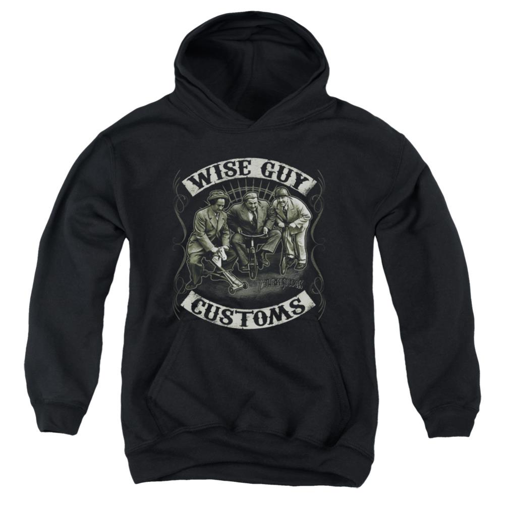 Three Stooges Wise Guy Customs Youth Cotton Poly Pull-Over Hoodie