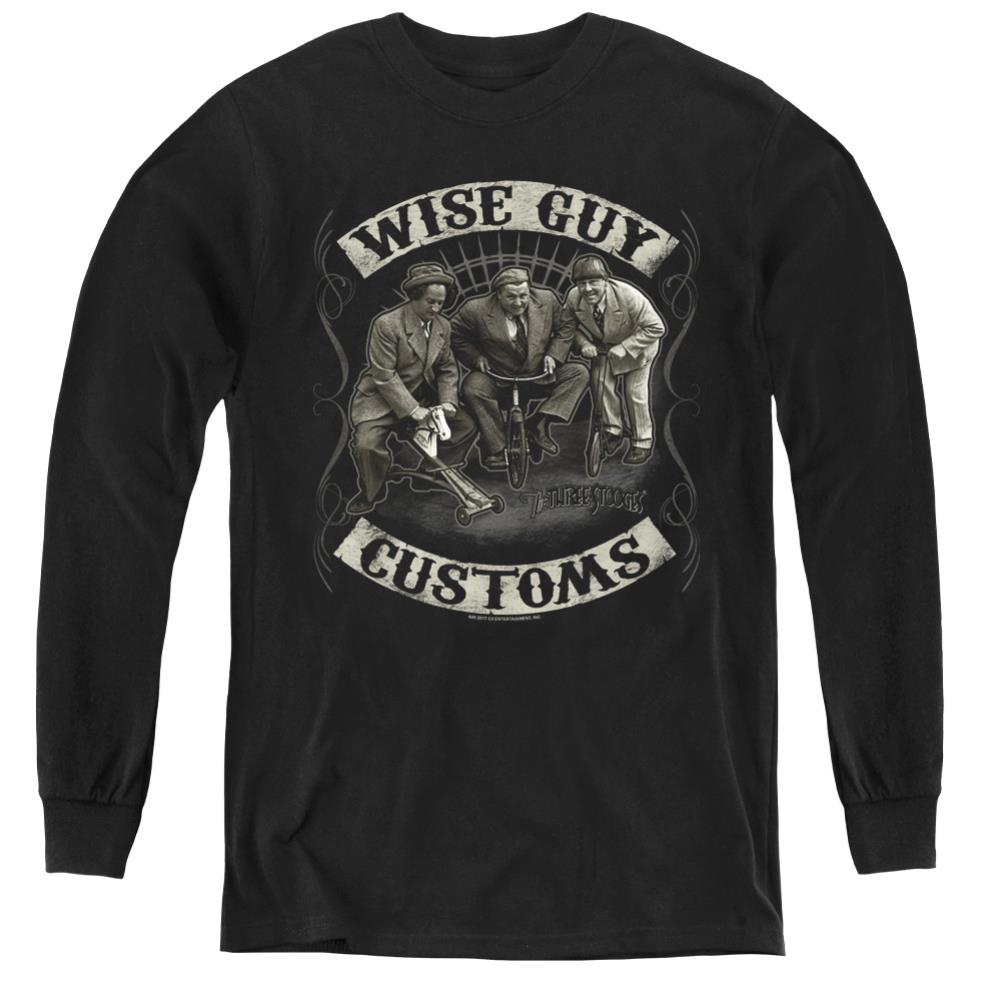 Three Stooges Wise Guy Customs Youth Long-Sleeve T-Shirt