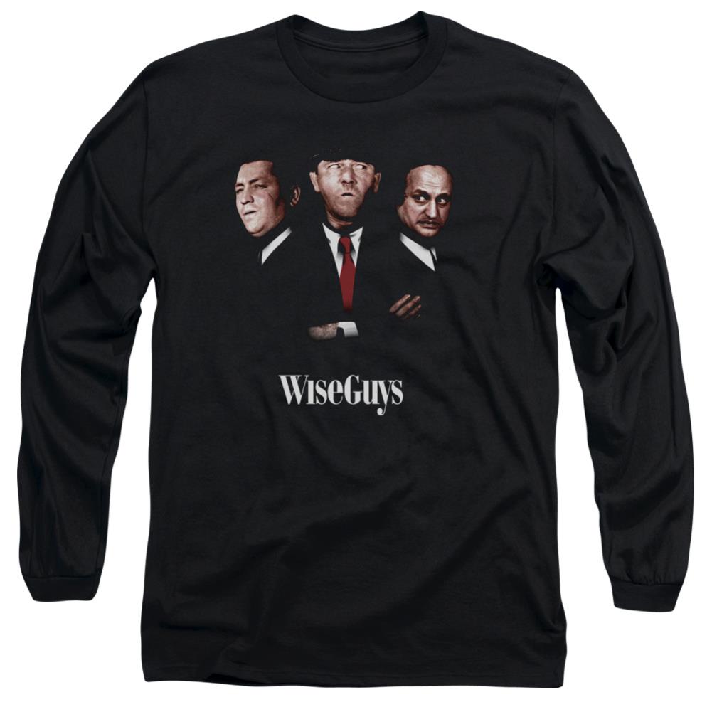 Three Stooges Wiseguys Men's 18/1 Cotton Long-Sleeve T-Shirt
