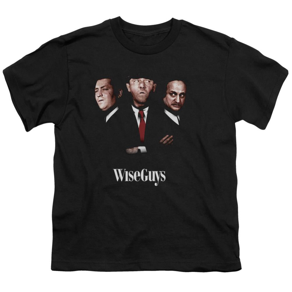 Three Stooges Wiseguys Youth 18/1 100% Cotton Short-Sleeve T-Shirt