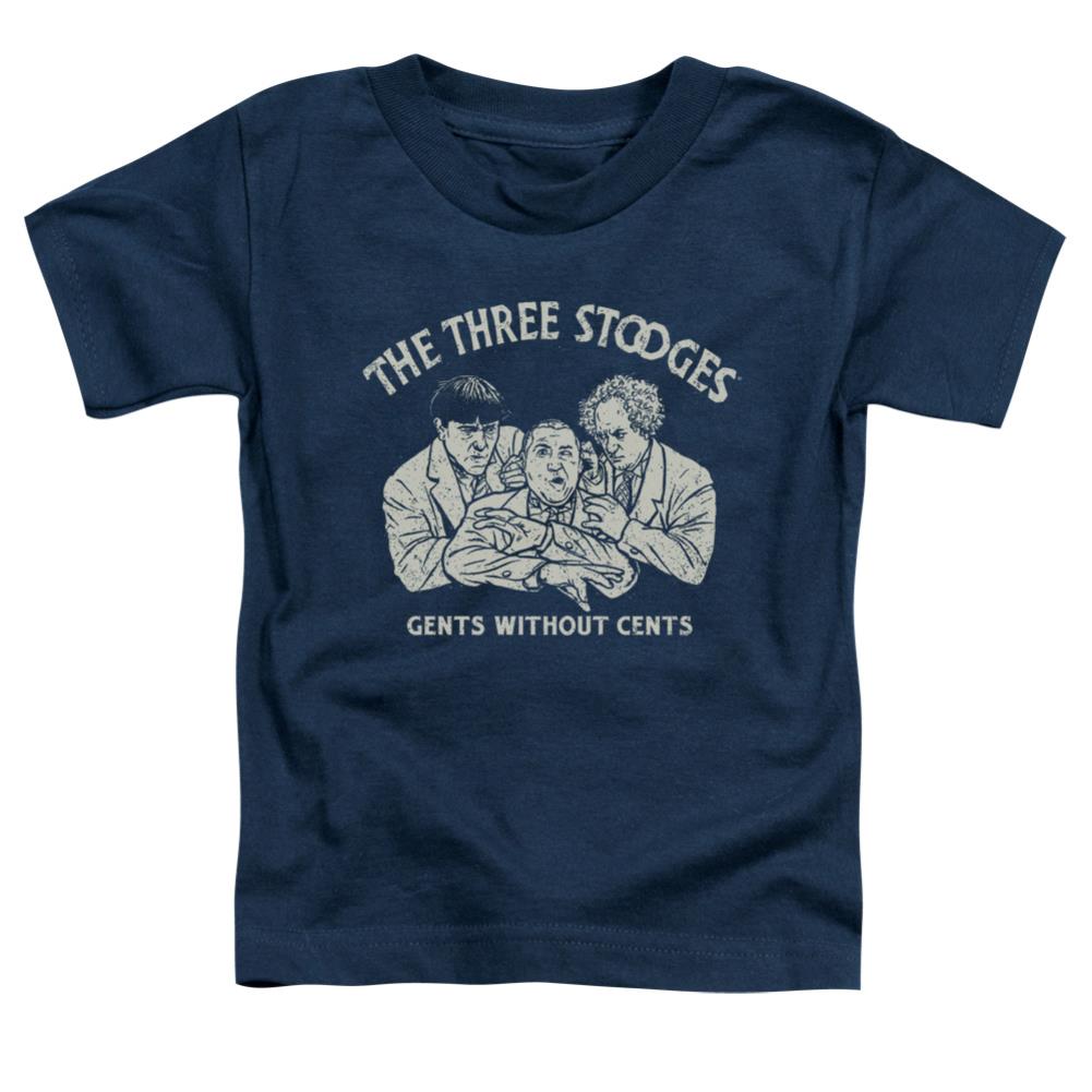 Three Stooges Without Cents Toddler 18/1 Cotton Short-Sleeve T-Shirt