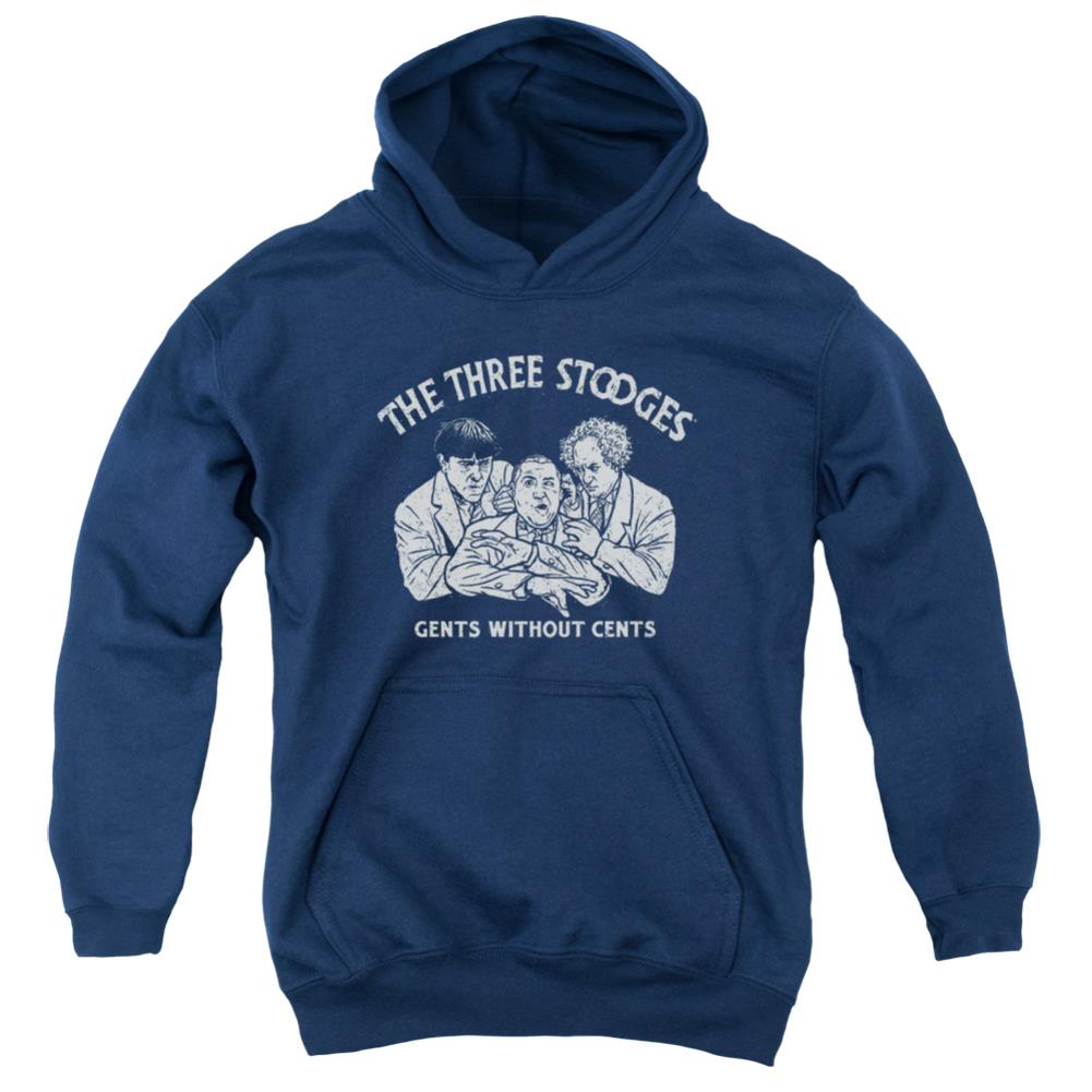 Three Stooges Without Cents Youth Cotton Poly Pull-Over Hoodie
