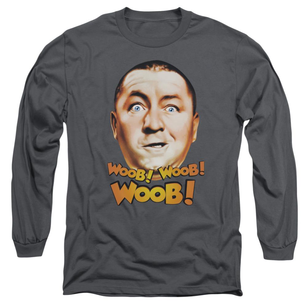 Three Stooges Woob Woob Woob Men's 18/1 Cotton Long-Sleeve T-Shirt