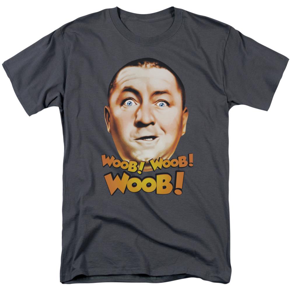 Three Stooges Woob Woob Woob Men's 18/1 Cotton Short-Sleeve T-Shirt