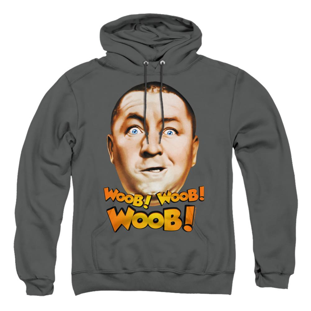 Three Stooges Woob Woob Woob Men's Pull-Over 75 25 Poly Hoodie