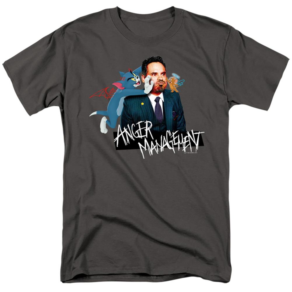Tom And Jerry Movie Anger Management Men's 18/1 Cotton Short-Sleeve T-Shirt