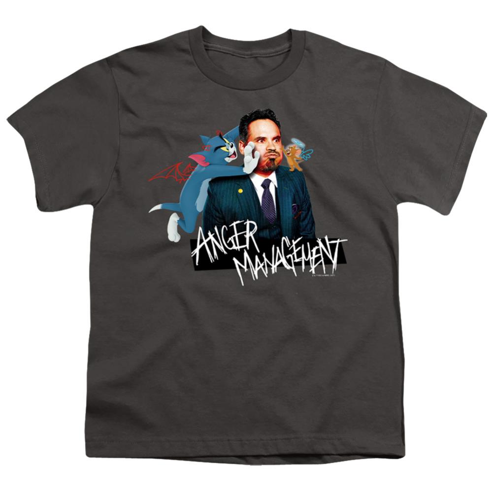 Tom And Jerry Movie Anger Management Youth 18/1 100% Cotton Short-Sleeve T-Shirt