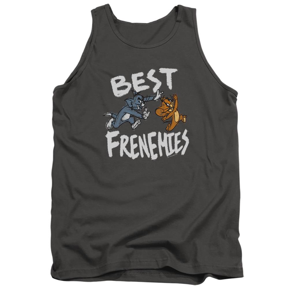 Tom And Jerry Movie Best Frenemies Men's 18/1 Cotton Tank Top
