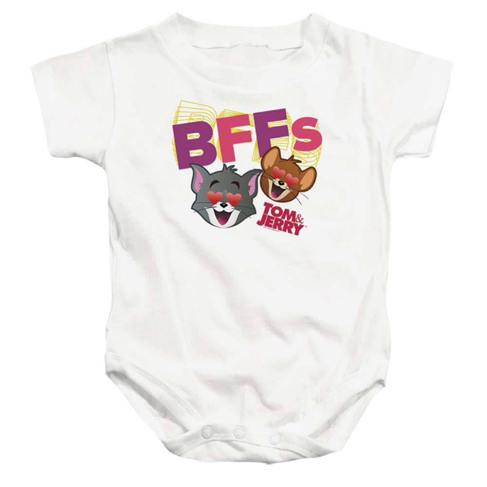 Tom And Jerry Movie Bffs Infant's Cotton SS Snapsuit