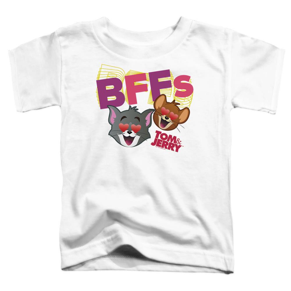 Tom And Jerry Movie Bffs Toddler 18/1 Cotton Short-Sleeve T-Shirt