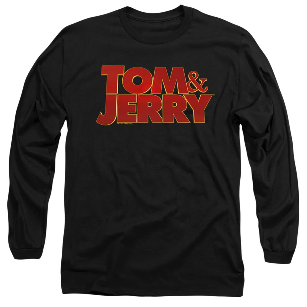 Tom And Jerry Movie Movie Logo Men's 18/1 Cotton Long-Sleeve T-Shirt
