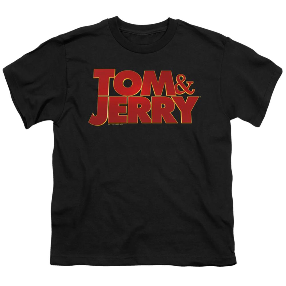 Tom And Jerry Movie Movie Logo Youth 18/1 100% Cotton Short-Sleeve T-Shirt