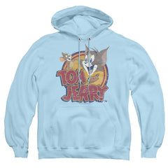 Tom And Jerry Water Damaged Men's Pull-Over 75 25 Poly Hoodie