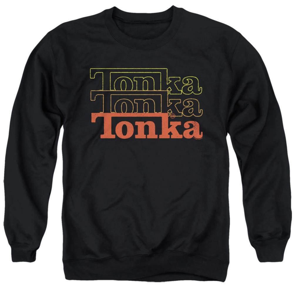 Tonka Fuzzed Repeat Men's Crewneck 50 50 Poly Long-Sleeve T-Shirt