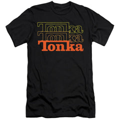 Tonka Fuzzed Repeat Men's Ultra-Soft 30/1 Cotton Slim Short-Sleeve T-Shirt