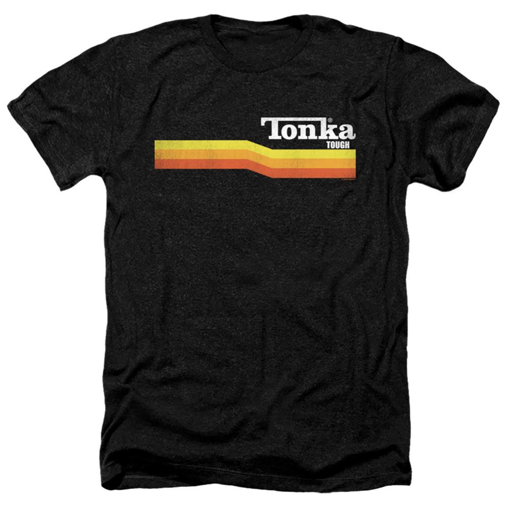 Tonka Tonka Stripe Men's 30/1 Heather 60 40 Poly Short-Sleeve T-Shirt